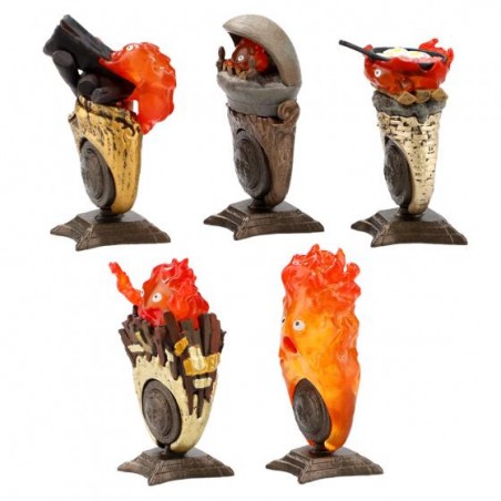 Figurines - Collection Calcifer Assorted 6 Rings - Howl's Moving Castle