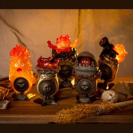 Figurines - Collection Calcifer Assorted 6 Rings - Howl's Moving Castle