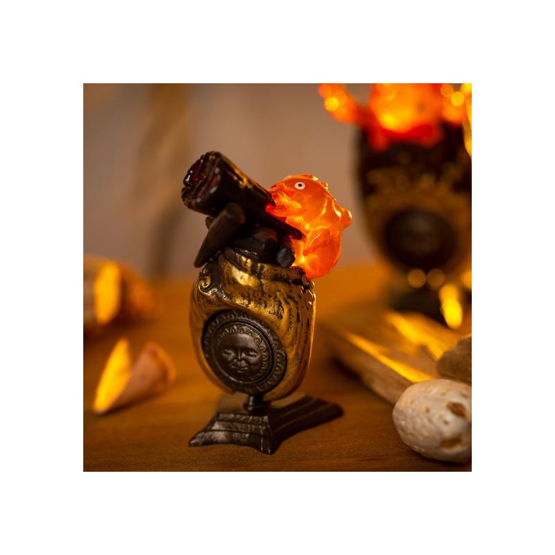 Figuras - Encaje Surtido Colección de 6 Anillos Calcifer - El castillo ambulante