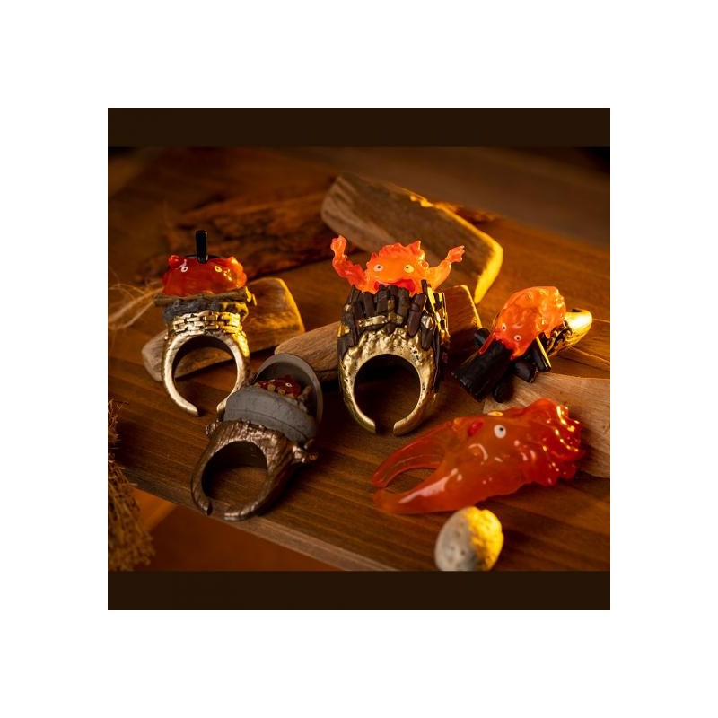 Figurines - Collection Calcifer 1 Blind Ring - Howl’s Moving Castle