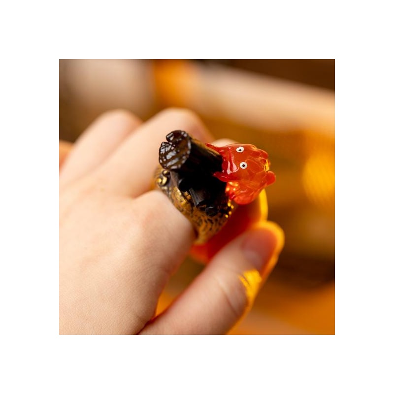 Figurines - Collection Calcifer 1 Blind Ring - Howl’s Moving Castle