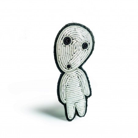 Embroidered Jewel Brooch Walking Kodama - Princess Mononoke