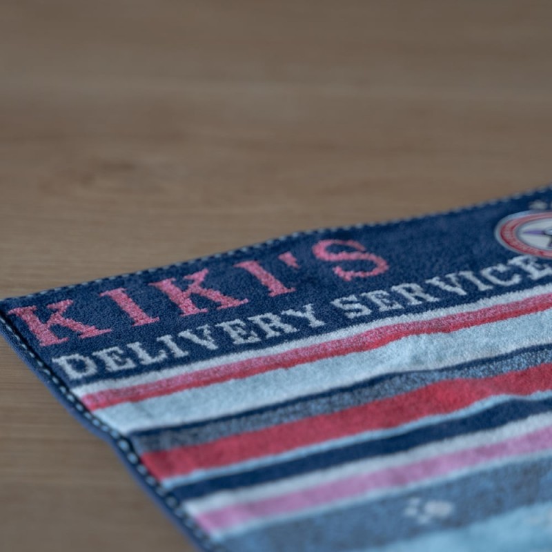 Linge de maison - Mini Serviette Empreintes Pattes Jiji 25x25 cm - Kiki la petite sorci