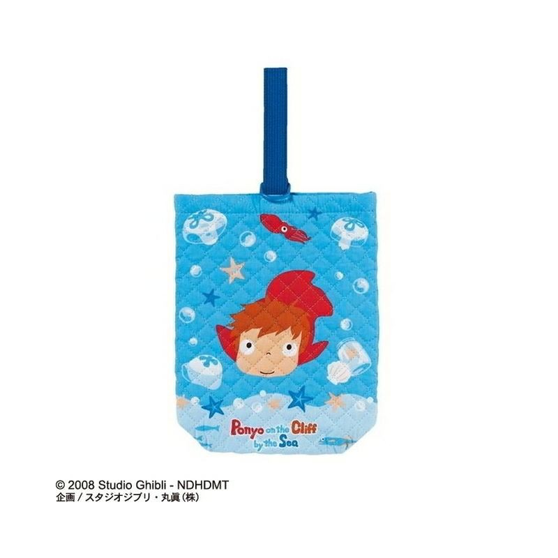 Bags - Holding Bag Ponyo in the ocean 29x22 - Ponyo on the Cliff