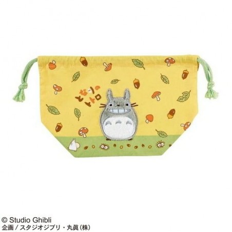 Bags - Satchel with lanyard Totoro nuts and mushrooms 17x26 - My Neighbour T