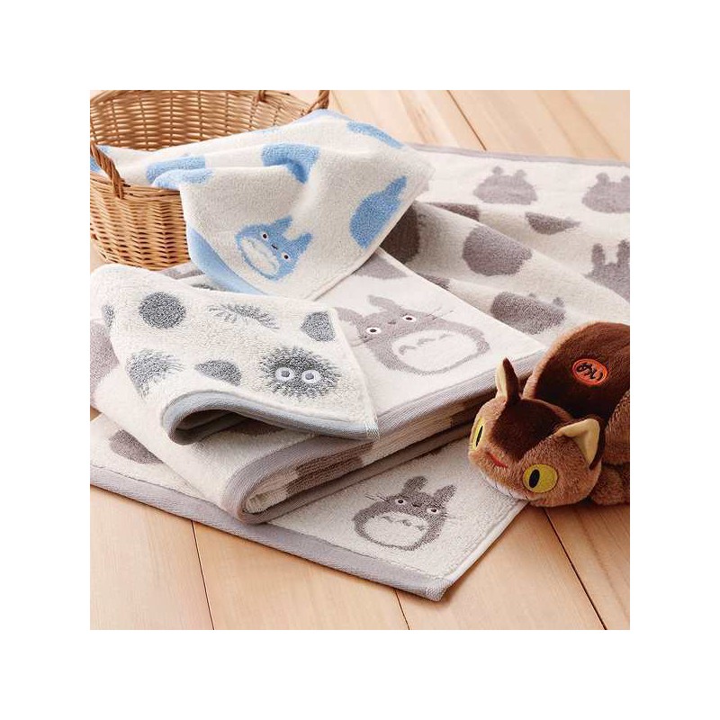 Linge de maison - Boîte cadeau 3 serviettes Totoro&Noiraudes - Mon Voisin Totoro