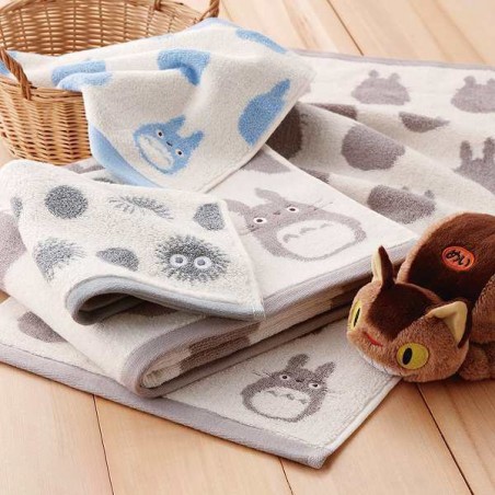 Linge de maison - Boîte cadeau 3 serviettes Totoro&Noiraudes - Mon Voisin Totoro