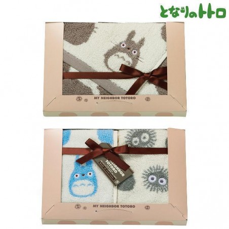 Linge de maison - Boîte cadeau 3 serviettes Totoro&Noiraudes - Mon Voisin Totoro