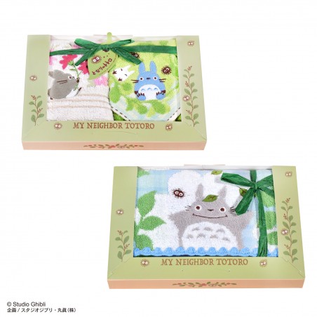 Linge de maison - Boîte cadeau 3 serviettes Soleil de la forêt - Mon Voisin Totoro