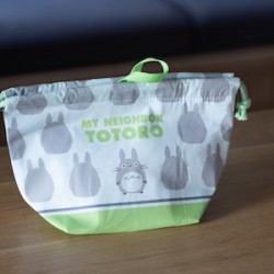 Bags - Satchel with ring Big Totoro Silhouette 17 x 26 cm - My Neighbor Toto
