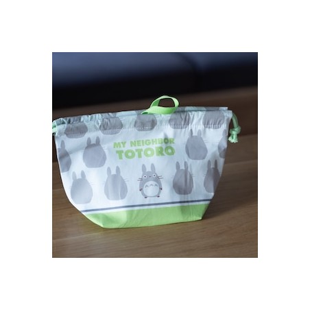 Sacs - Sacoche à Gousset Silhouette Totoro Gris 17 x 26 cm - Mon Voisin Toto