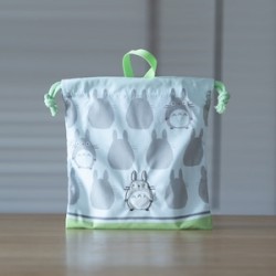 Sacs - Sacoche à cordon Silhouette Totoro Gris 20 x 19 cm - Mon Voisin Totor