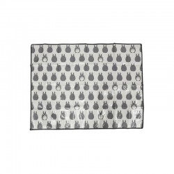Pique-niques - Nappe à Pique-nique Silhouette Totoro Gris - Mon Voisin Totoro