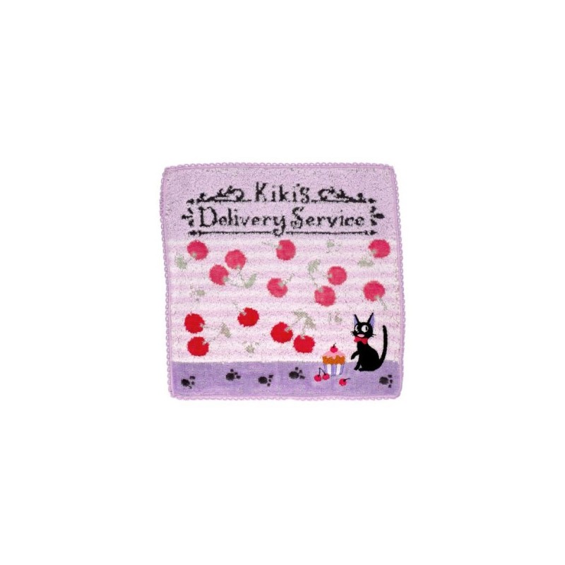 Linge de maison - Mini Serviette L’heure du Goûter 23×23cm - Kiki la petite sorcière