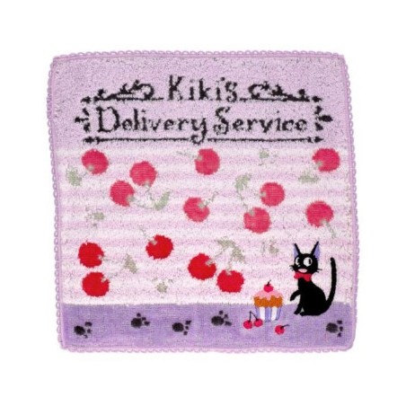 Linge de maison - Mini Serviette L’heure du Goûter 23×23cm - Kiki la petite sorcière