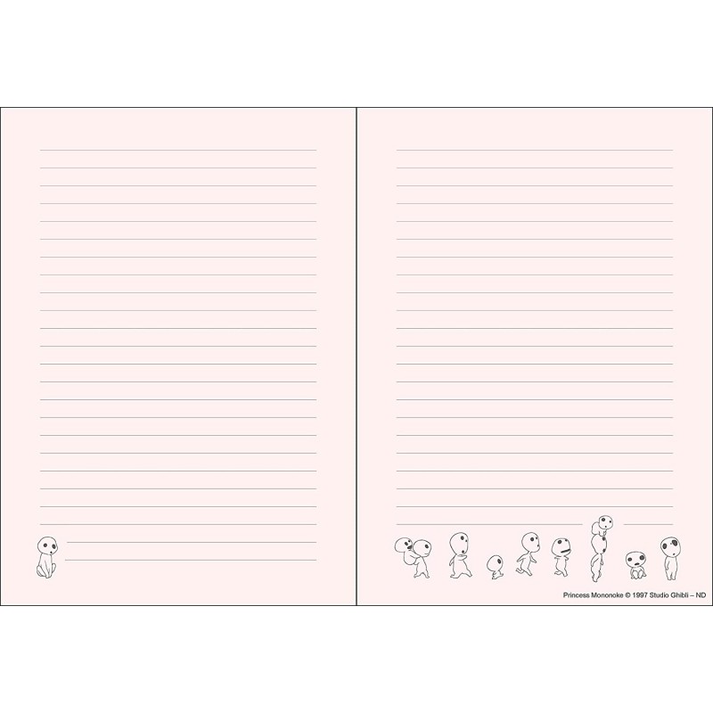 Carnets et Cahiers - Carnet de notes San - Princesse Mononoké