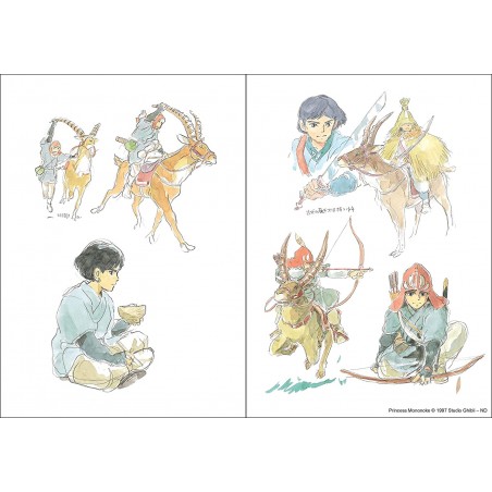 Notebooks and Notepads - San Flexi Journal - Princess Mononoke