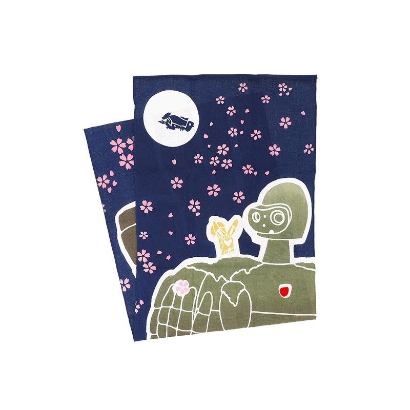 Household linen - Tenugui Robot Gardener - Castle in the Sky