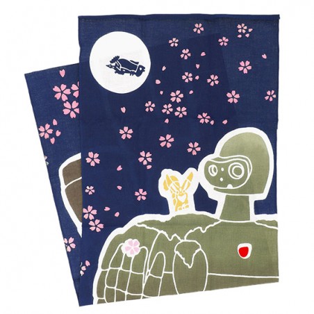 Household linen - Tenugui Robot Gardener - Castle in the Sky