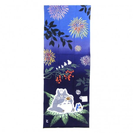 Household linen - Tenugui Fireworks - My Neighbor Totoro