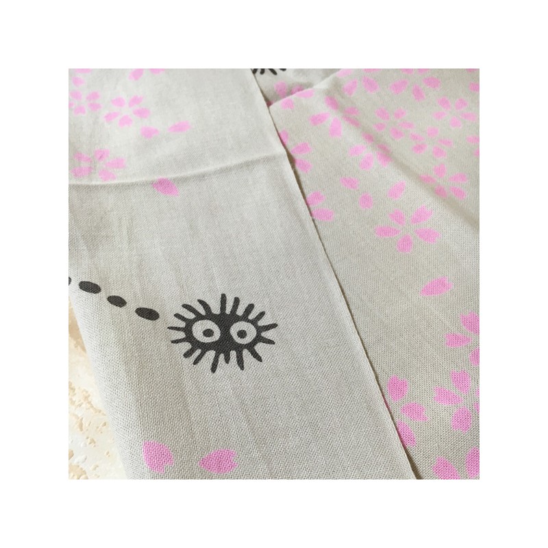 Household linen - Tenugui Big Totoro & Sakura - My Neighbor Totoro