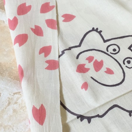 Household linen - Tenugui Cherry tree blooms - My Neighbor Totoro