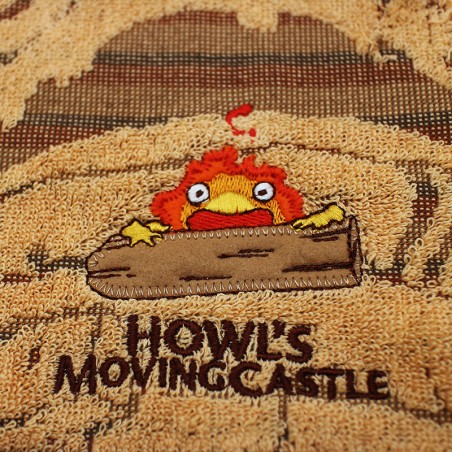 Household linen - Mini Towel Calcifer 25 x 25 cm - Howl’s Moving Castle