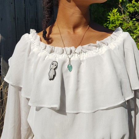Pins - Broche cannetille Kodama debout - Princesse Mononoké Pins - Broche cannetille Kodama debout - Princesse Mononoké