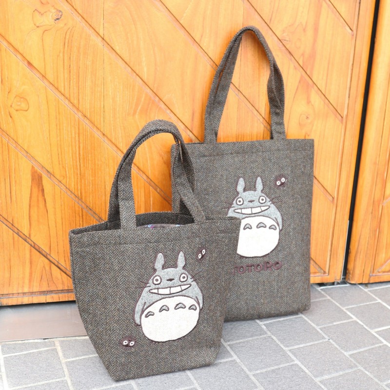 Embroidered Moon Bag Totoro - My Neighbor Totoro