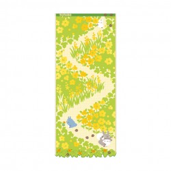Linge de maison - Serviette Fleurs Jaunes 34x80cm - Mon voisin Totoro