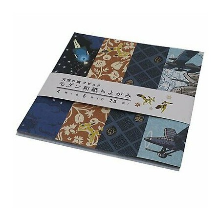 Postcards and Letter papers - Chiyogami Paper - Castle in the Sky