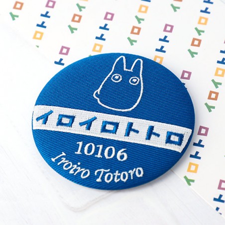 Accessoires - Miroir compact brodé Arrêt de bus -Mon Voisin Totoro