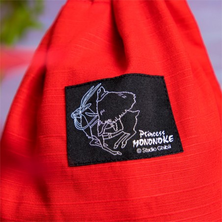 Bags - Embroidered pouch with cord Ashitaka - Princess Mononoke