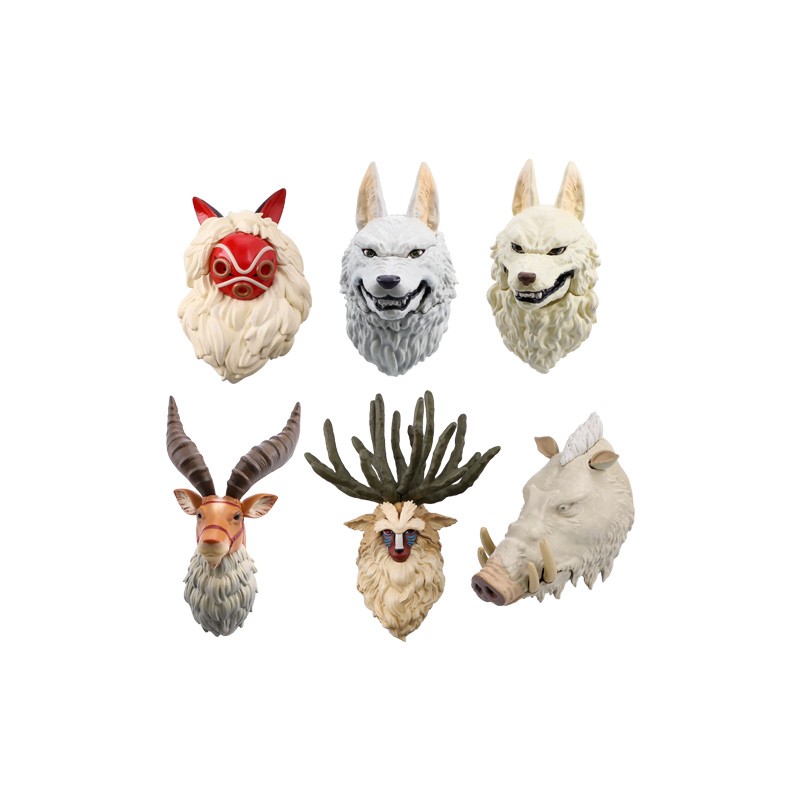 Figuras - Imán con personaje 3D sorpresa - La princesa Mononoke