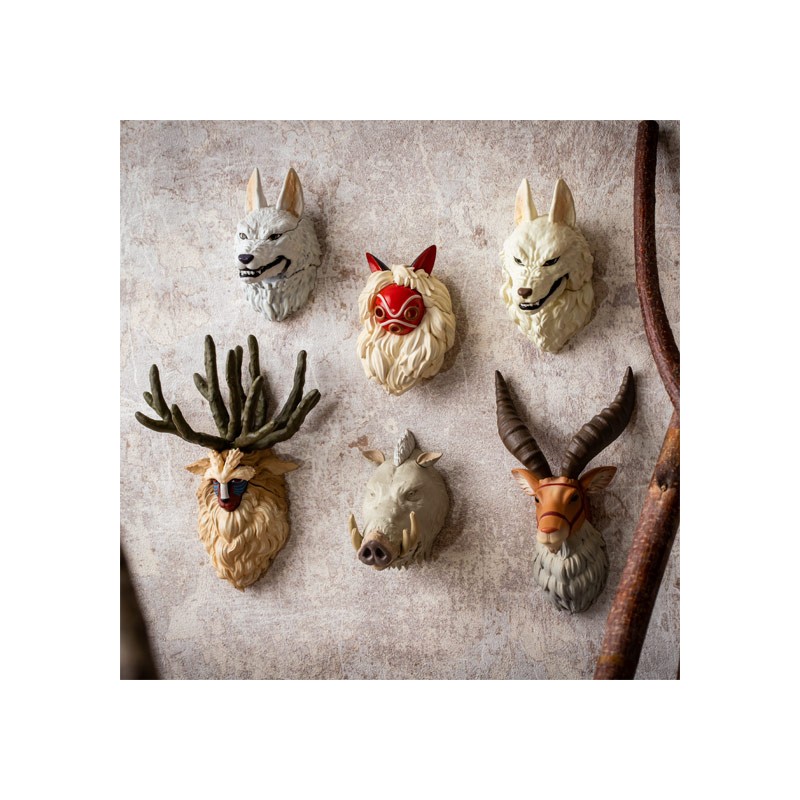 Figuras - Imán con personaje 3D sorpresa - La princesa Mononoke