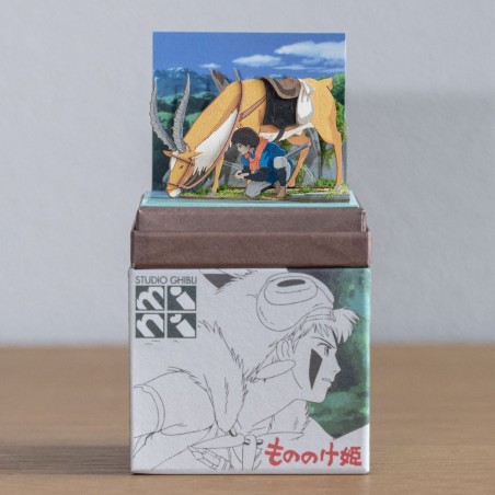 Arts and crafts - Paper Craft Ashitaka et Yakul - Princess Mononoke