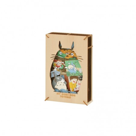 Arts and crafts - Paper Theater Wood Style Silhouette Big Totoro - My Neighbor Totoro