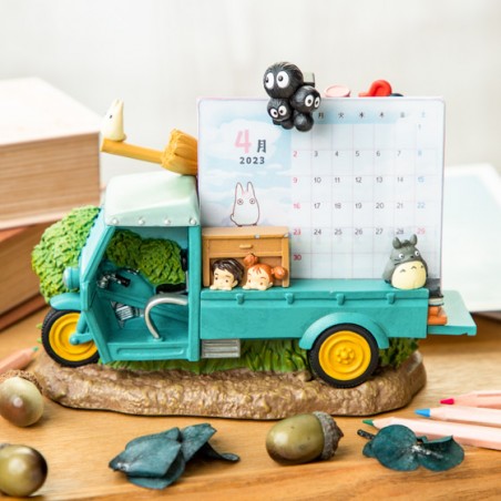 Décoration - Totoro Three-wheeler Diorama & calendar - My Neighbor Totoro