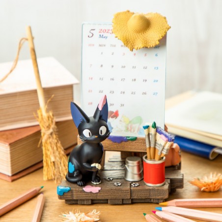 Décoration - Diorama Jiji Chevalet et calendrier - Kiki la petite sorcière