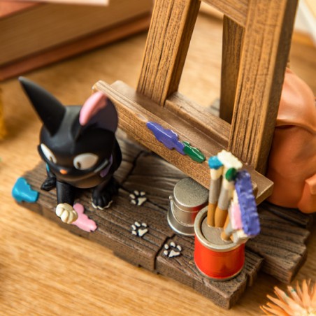 Décoration - Diorama Jiji Chevalet et calendrier - Kiki la petite sorcière