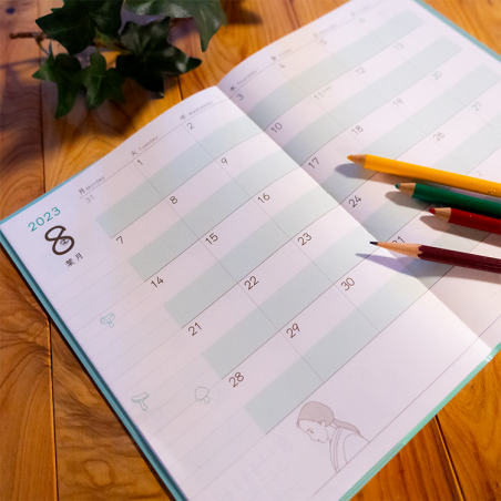 Schedule diaries and Calendars - 2023 Schedule Book Ocarina concert - My Neighbor Totoro