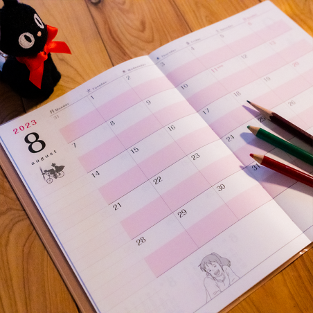 Schedule diaries and Calendars - 2023 Schedule Book By the fire - Kiki's Delivery Service