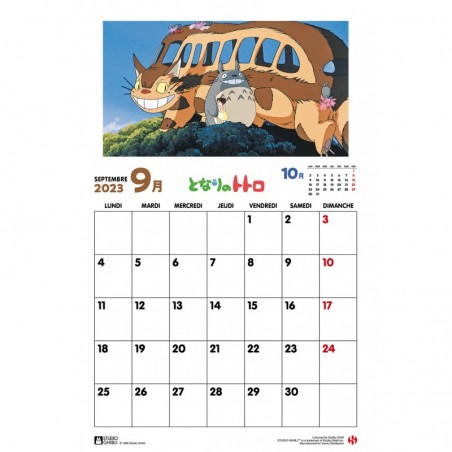 Schedule diaries and Calendars - Totoro Calendar 2023