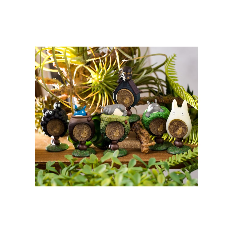 Figurines - Pose Collection Totoro Assortiment de 6 Bagues - Mon Voisin Totoro