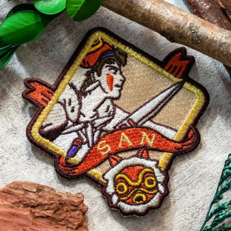 Badges - Embroidery badge sticker San - Princess Mononoke