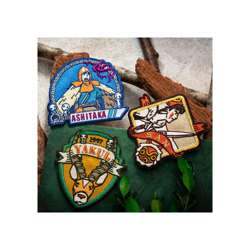 Badges - Embroidery badge sticker Ashitaka - Princess Mononoke