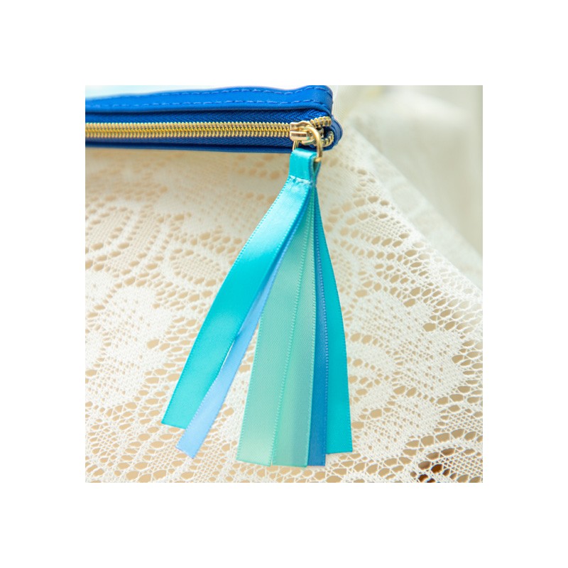 Accessoires - Pochette transparente brodée - Le Château dans le ciel