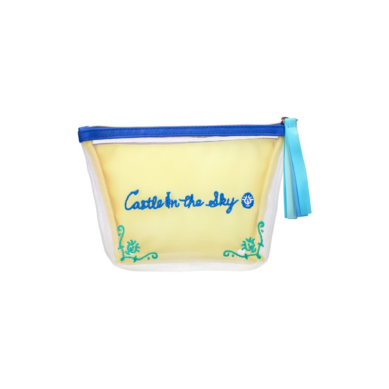 Accessoires - Pochette transparente brodée - Le Château dans le ciel