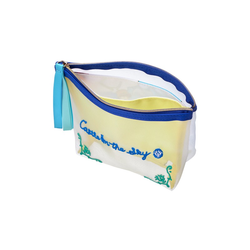 Accessoires - Pochette transparente brodée - Le Château dans le ciel