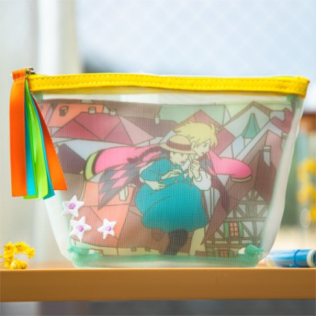Accessories - Transparent Pouch embroidered - Howl's Moving Castle